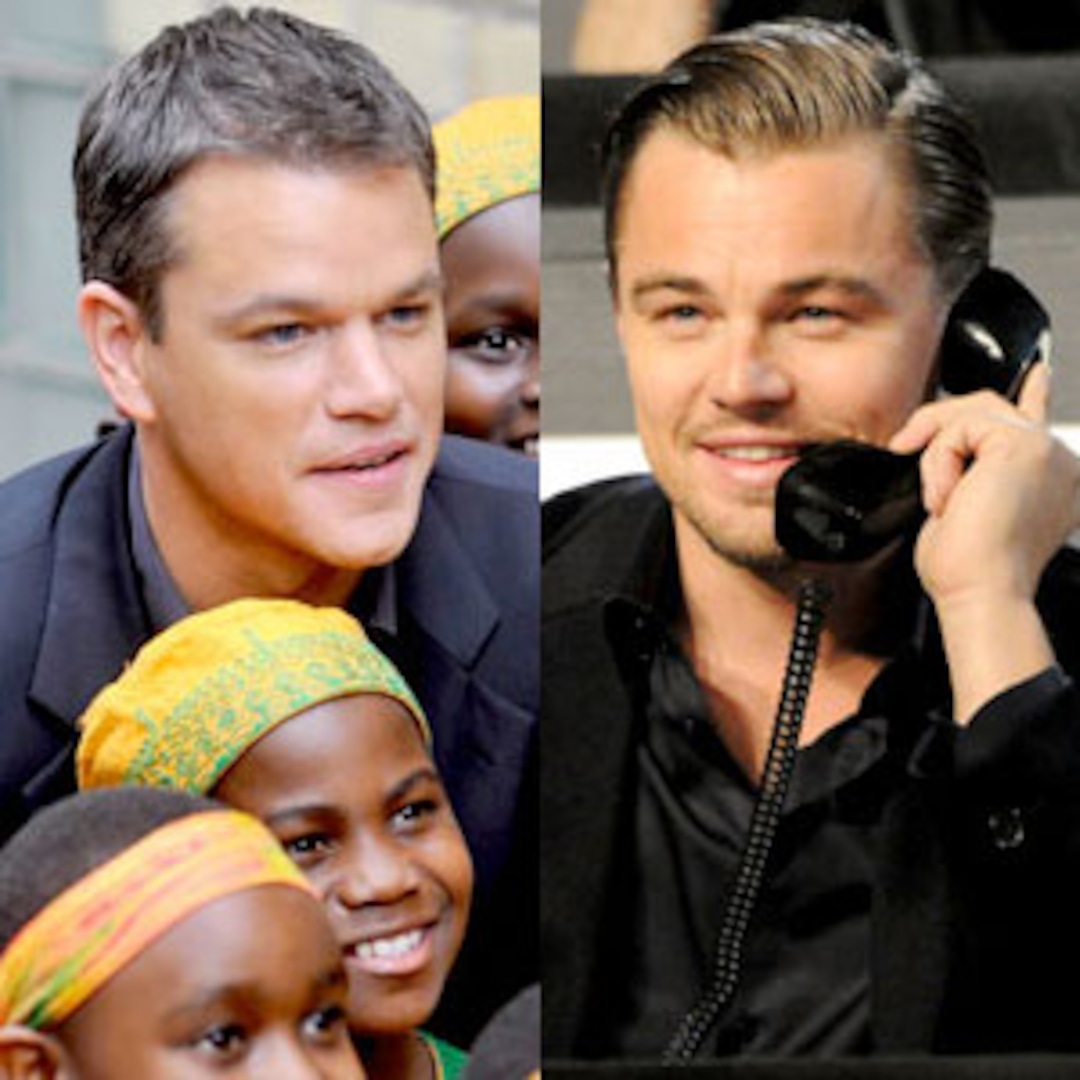 Matt Damon and Leonardo DiCaprio Are Men With Hearts of...Green! - E